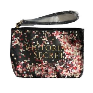Victorias Secret Sequins Makeup Bag
